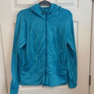 Athleta Vibrant Teal Zip-Up Jacket. Large